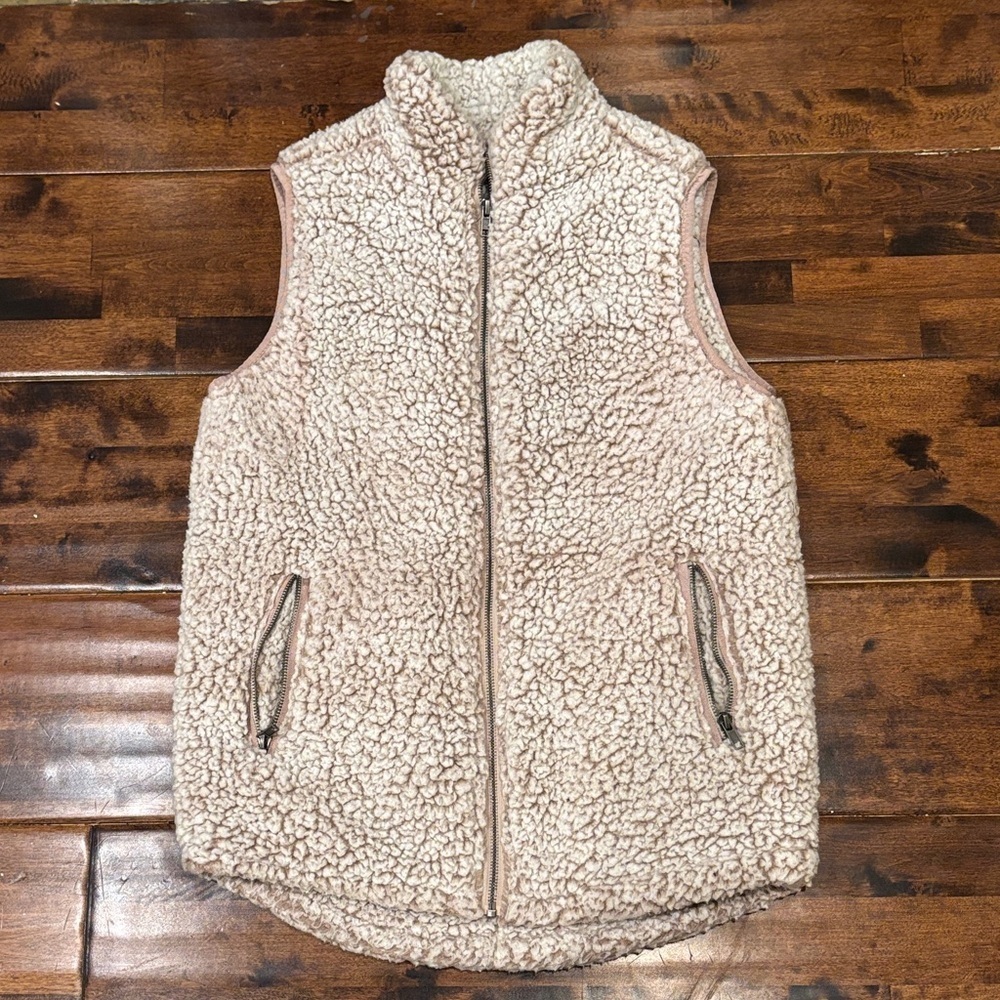 Thread & Supply Cream Sherpa Vest